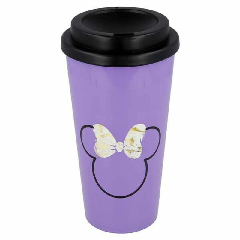 Bicchiere con Tappo Minnie Mouse 01049 (520 ml) Bicchiere con Tappo Minnie Mouse 01049 (520 ml)