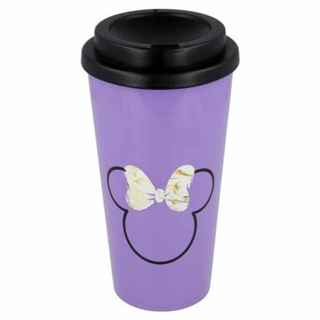 Bicchiere con Tappo Minnie Mouse 01049 (520 ml)