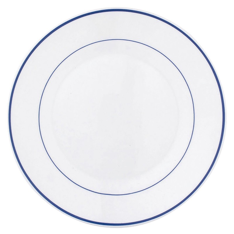 Set di piatti Arcoroc Rest. F/azul Dolce Bicolore Vetro 19,5 cm