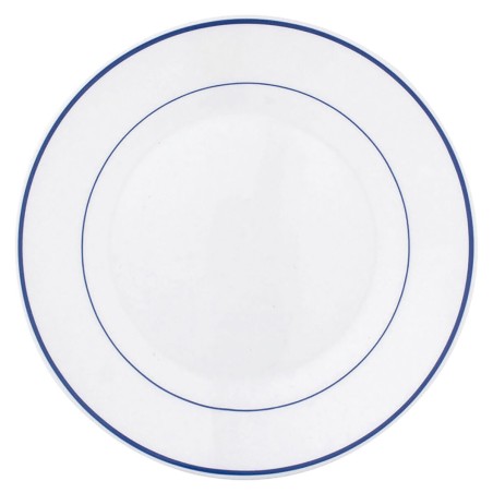 Set di piatti Arcoroc Rest. F/azul Dolce Bicolore Vetro 19,5 cm