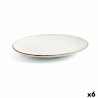 Teglia da Cucina Ariane Terra Ovale Ceramica Beige (Ø 32 cm) (6 Unità)