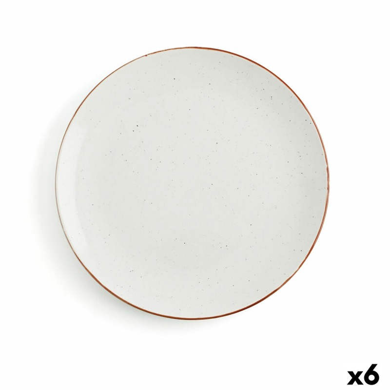 Piatto da pranzo Ariane Terra Beige Ceramica Ø 29 cm (6 Unità) Piatto da pranzo Ariane Terra Beige Ceramica Ø 29 cm (6 Unità)