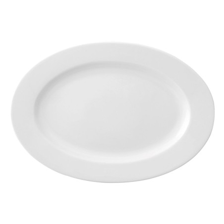 Piatto da pranzo Ariane Prime Ovale Bianco Ceramica 22 x 20 cm (12 Unità)
