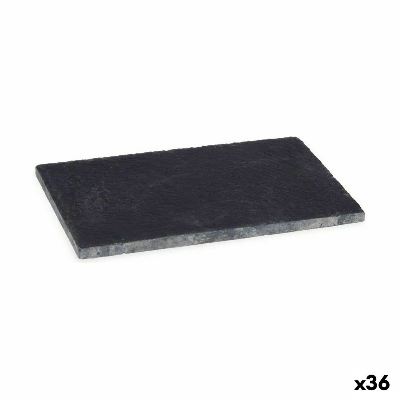 Vassoio per aperitivi Kinvara SJ1510 Nero 10 x 0,5 x 15 cm (36 Unità)