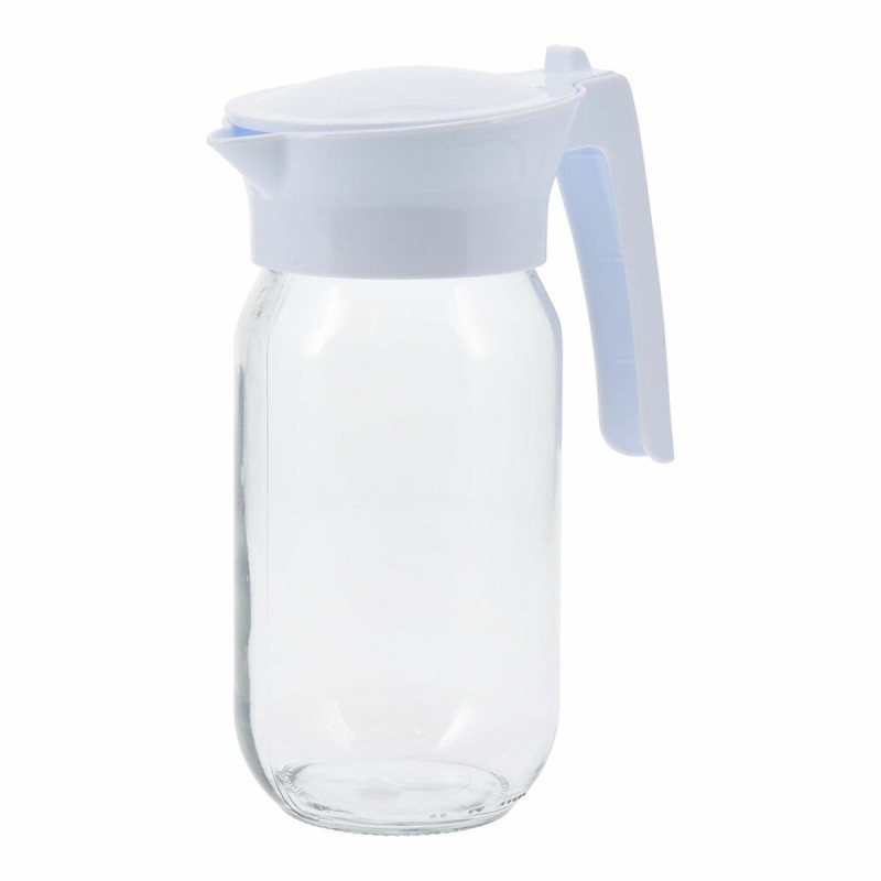 Brocca Excellent Houseware Bianco Trasparente Cristallo 1 L Brocca Excellent Houseware Bianco Trasparente Cristallo 1 L