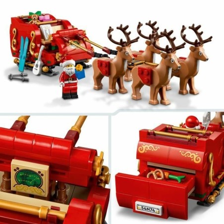 Set di Costruzioni Lego 40499 Santa s Sleigh Multicolore