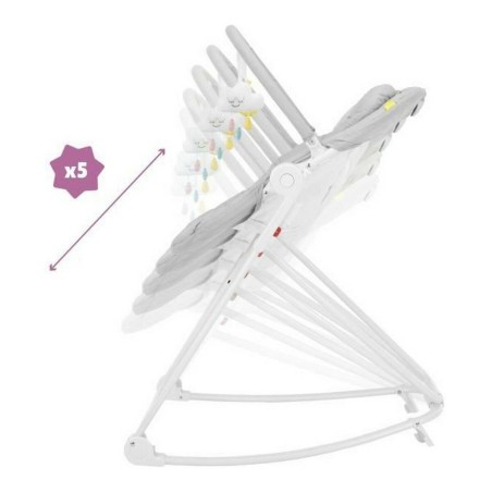 Amaca per Neonati Badabulle Compact'up High Grigio