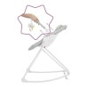 Amaca per Neonati Badabulle Compact'up High Grigio