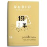 Quaderno di matematica Rubio Nº19 A5 Spagnolo 20 Fogli (10 Unità)