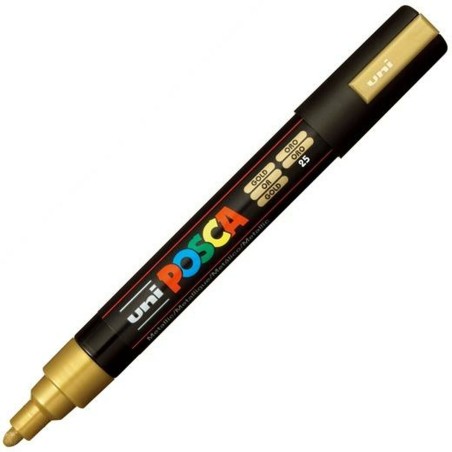 Pennarelli POSCA PC-5M Dorato (6 Unità)