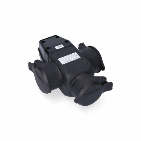 Presa di corrente EDM 42125 Nero 3500 W 230 V 250 V 4,8 mm Con coperchio