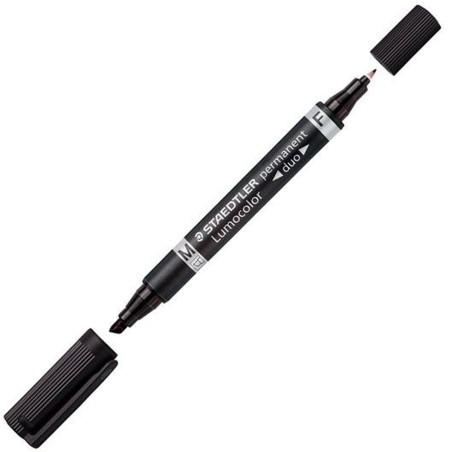 Marcatore permanente Staedtler Lumocolor 348 Nero (10 Unità)