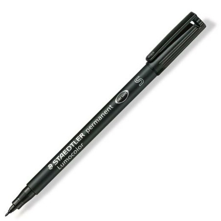 Marcatore permanente Staedtler Lumocolor 313-9 S Nero (10 Unità)
