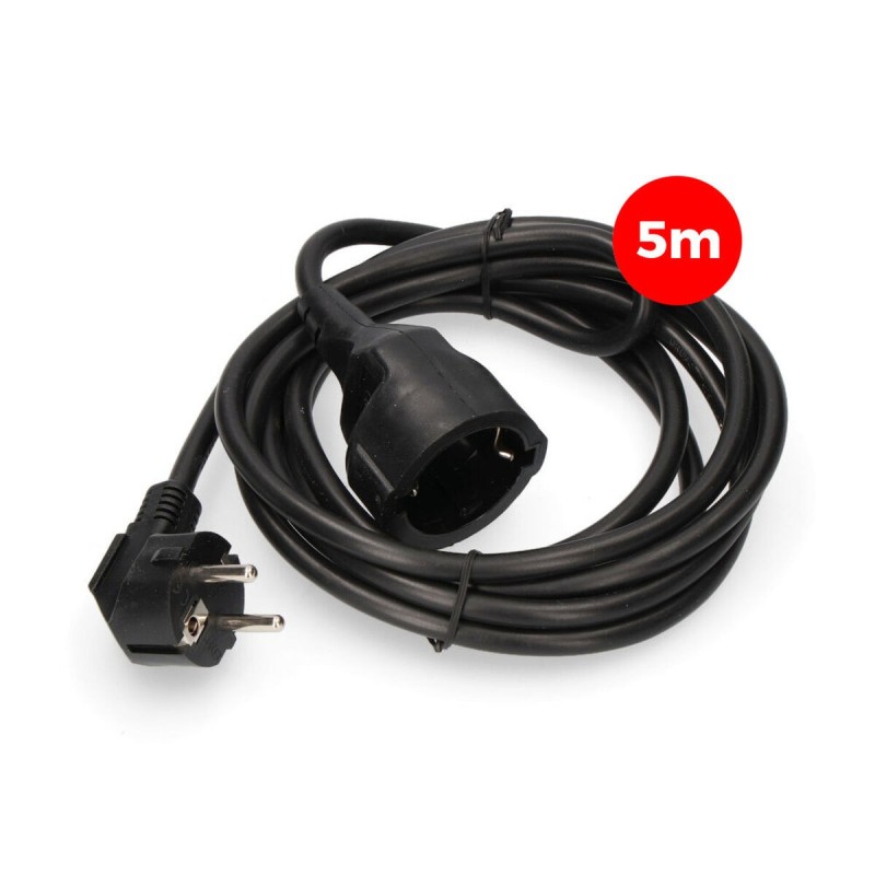 Cavo Prolunga EDM 23214 Nero 5 m Cavo Prolunga EDM 23214 Nero 5 m