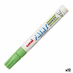 Marcatore permanente Uni-Ball PX-20 Verde Chiaro (12 Unità)