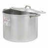 Pentola con Coperchio Kinvara 100042 Argentato Alluminio Ø 36 cm (2 Unità)