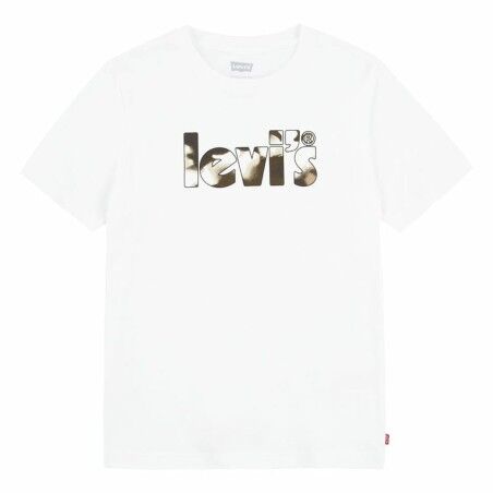 Maglia Levi's Camo Poster Logo Bright Bianco