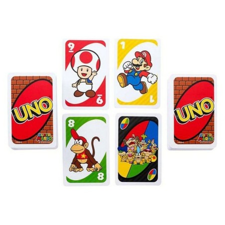 Carte da Gioco UNO Super Mario Mattel DRD00