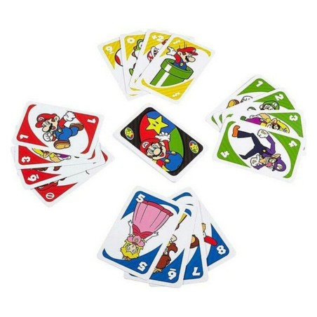 Carte da Gioco UNO Super Mario Mattel DRD00