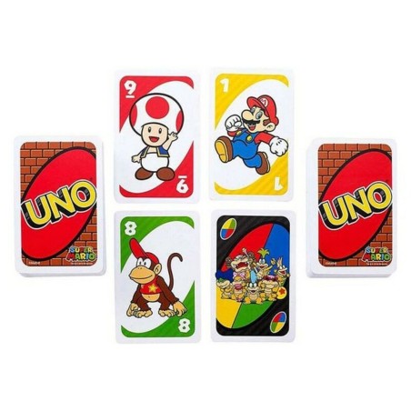 Carte da Gioco UNO Super Mario Mattel DRD00