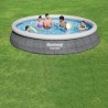 Bestway Piscina Gonfiabile Adulto Ratan con Depuratore 475x84 cm Giardino 57313