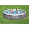 Bestway Piscina Gonfiabile Adulto Ratan con Depuratore 475x84 cm Giardino 57313