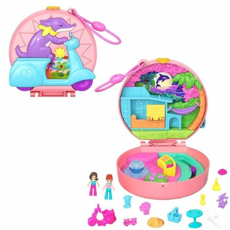 Bambolotto Bebè con Accessori Polly Pocket Moped Adventure Bambolotto Bebè con Accessori Polly Pocket Moped Adventure