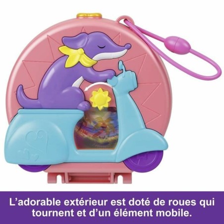 Bambolotto Bebè con Accessori Polly Pocket Moped Adventure
