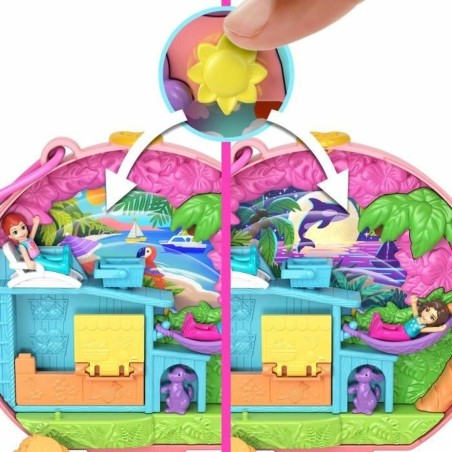 Bambolotto Bebè con Accessori Polly Pocket Moped Adventure