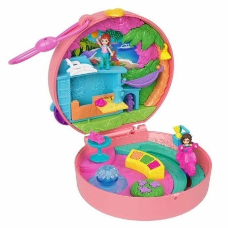 Bambolotto Bebè con Accessori Polly Pocket Moped Adventure