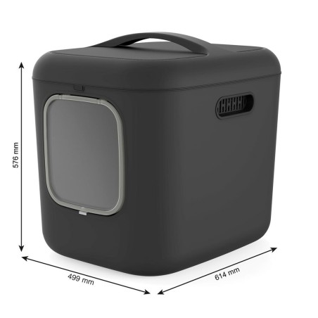 Lettiera per Gatti Rotho Biala XL anthracite Antracite Plastica