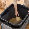 Lettiera per Gatti Rotho Biala XL anthracite Antracite Plastica
