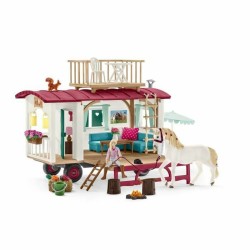 Casa in Miniatura Schleich Caravan for secret club meetings
