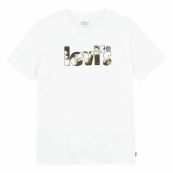 Maglia Levi's Camo Poster Logo Bright 60732 Bianco