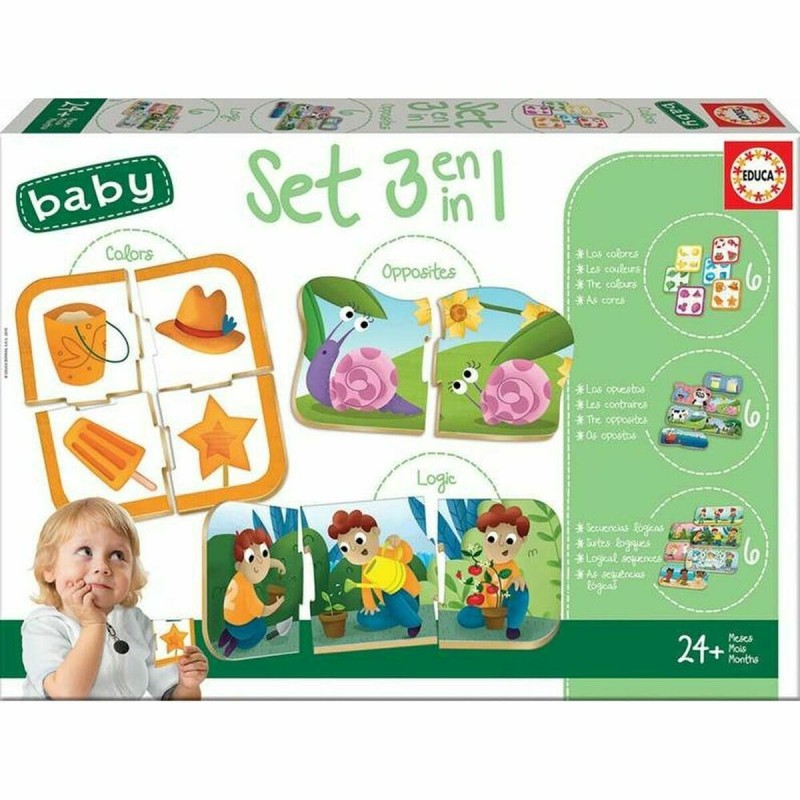 Puzzle Educa 3 in 1 Puzzle Educa 3 in 1