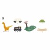 Tren con il circuito Brio Dinosaur circle set