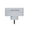 Adattore con prese Esperanza ELK305W 2 Prese