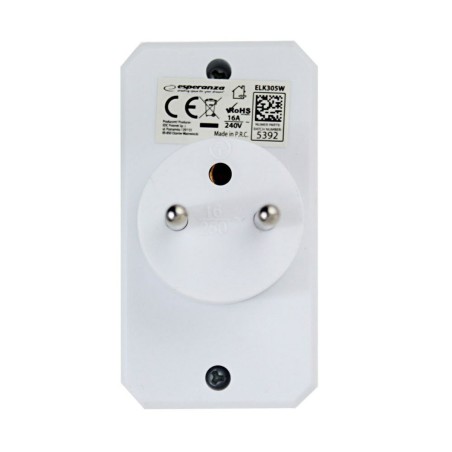 Adattore con prese Esperanza ELK305W 2 Prese