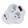 Adattore con prese Esperanza ELK311W 2 Prese