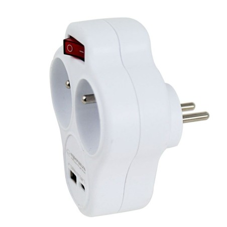 Adattore con prese Esperanza ELK311W 2 Prese