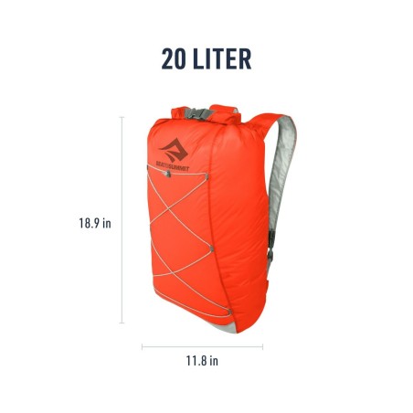 Zaino da montagna Sea to Summit Ultra-Sil Dry Day Pack Arancio Argentato 22 L