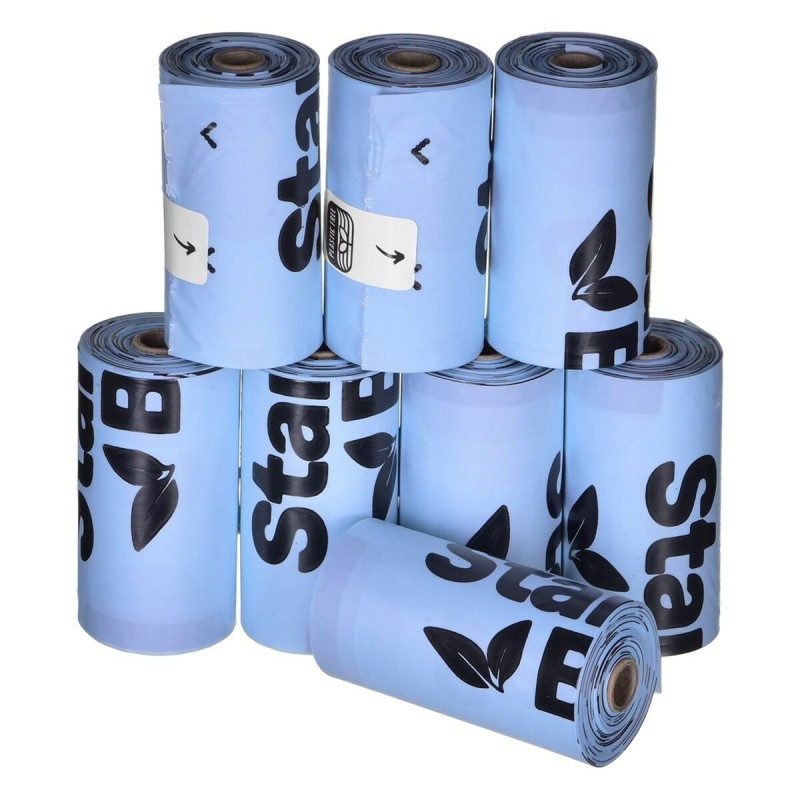 Sacchetto per rifiuti Starch Bag 961830 Azzurro (120 Pezzi) Sacchetto per rifiuti Starch Bag 961830 Azzurro (120 Pezzi)