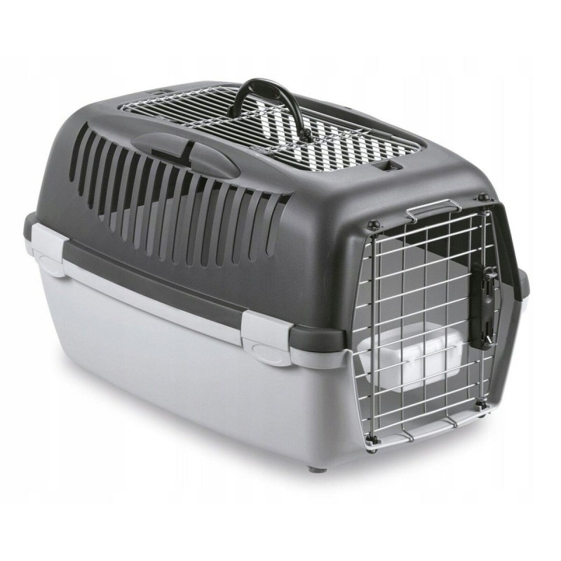 Trasportino Zolux Gulliver 3 Delux Top Free Grigio Metallo Plastica Trasportino Zolux Gulliver 3 Delux Top Free Grigio Metallo Plastica