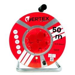 Cavo Prolunga Vertex PB50METAL Nero Argento 50 m