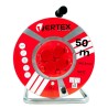 Cavo Prolunga Vertex PB50METAL Nero Argento 50 m