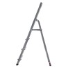 Scala Pieghevole a 4 Scalini Krause 000705 Argentato Alluminio