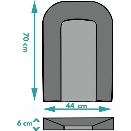 Fasciatoio Looping BCLPC 70 x 44 x 6 cm PVC Bianco