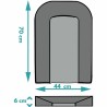 Fasciatoio Looping BCLPC 70 x 44 x 6 cm PVC Bianco