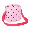 Borsa a Tracolla Minnie Mouse Naive Rosa 16 x 18 x 4 cm