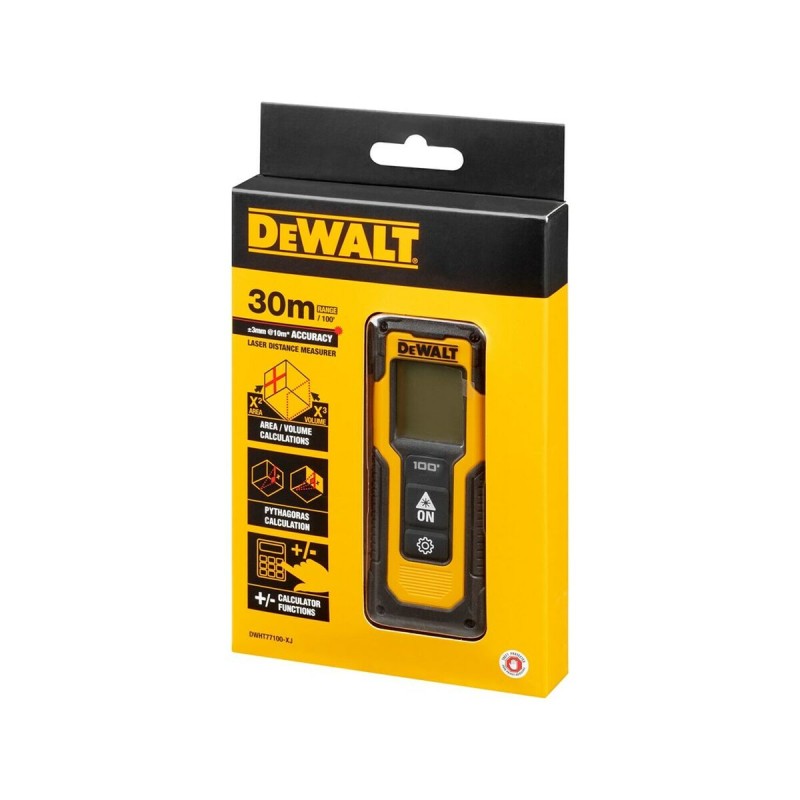 Telemetro Dewalt DWHT77100-XJ 30 m 2 Pezzi Telemetro Dewalt DWHT77100-XJ 30 m 2 Pezzi